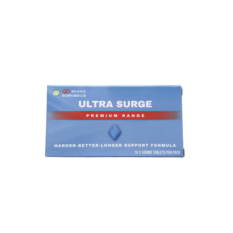 Ultra Surge 10x 500mg Tables | 100% Natural Alternative! | High Strength Korean Red Ginseng and Maca Root for Surge, Stamina and libido Support