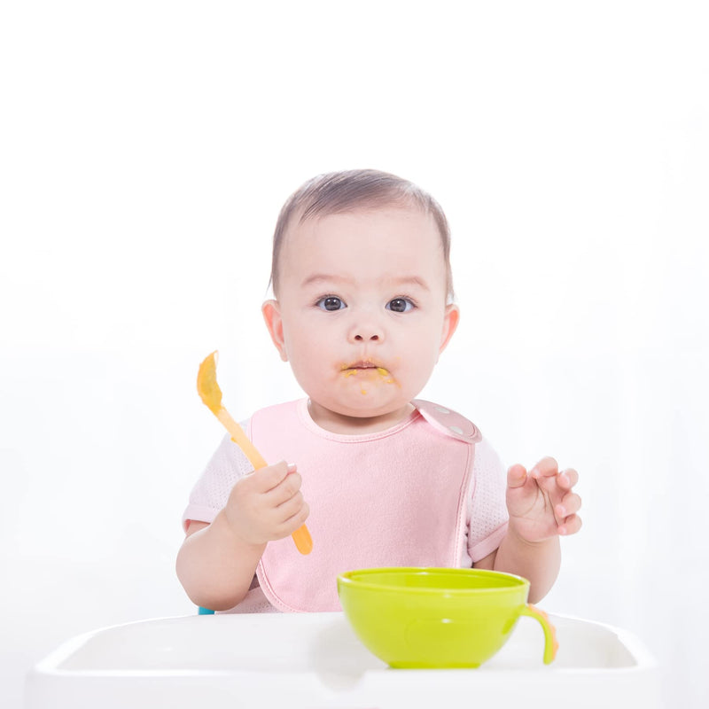 [Australia] - 7 Pack Baby Cotton Absorbent Bibs for Drooling Teething Pink 