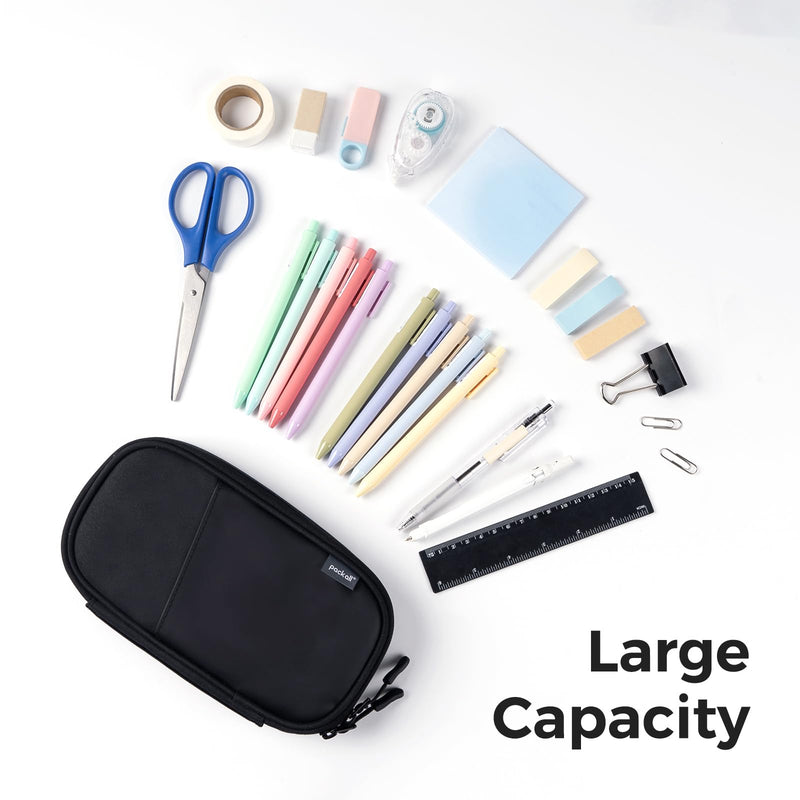 pack all Packing Organizer Bundle | 1 Clear Organizer Pouch(L) & 1 Pencil Case Plus for family, men, women and children