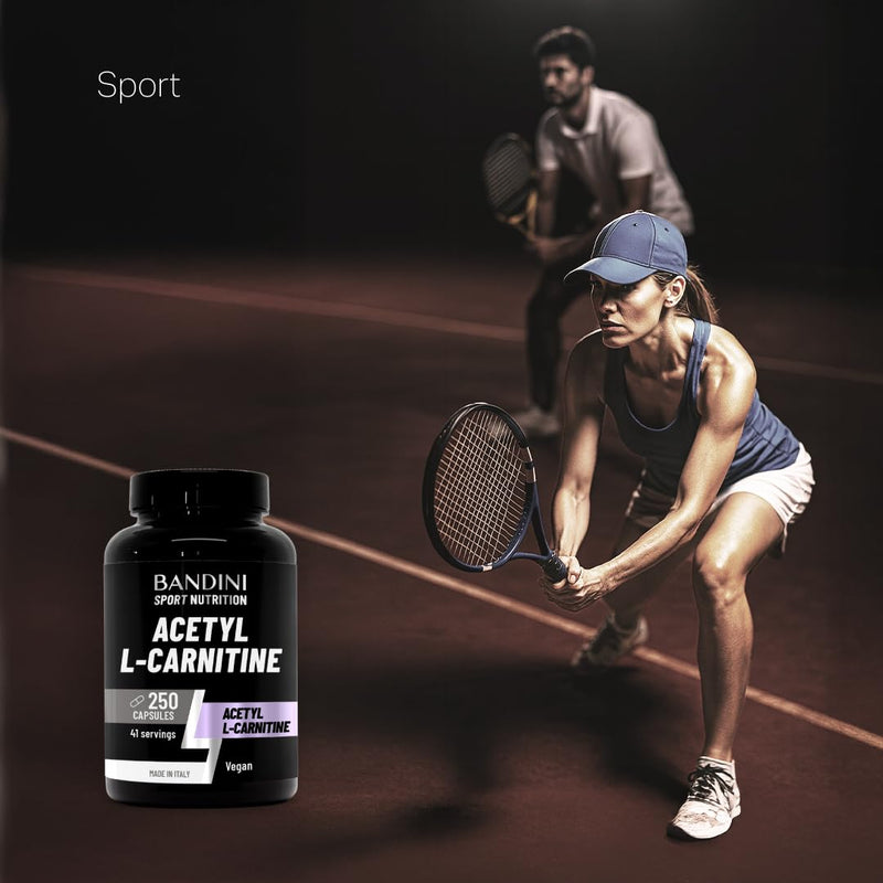 Bandini® Acetyl L-Carnitine 250 capsules | 3000mg per daily dose | Acetyl-L-Carnitine Amino Acid Sports Performance Supplement | High Strength ALCAR | Metabolism & Energy | 41-Days Supply | 100% Vegan