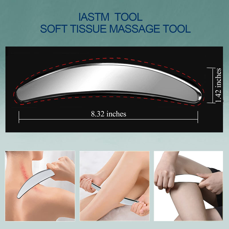 [Australia] - BYYDDIY 4 in 1 Muscle Scraper Tool Kit,Scraping Massage Tools for Physical Therapy,Derma Edge Massage Tool & GuaSha Massage Scraper Tool 