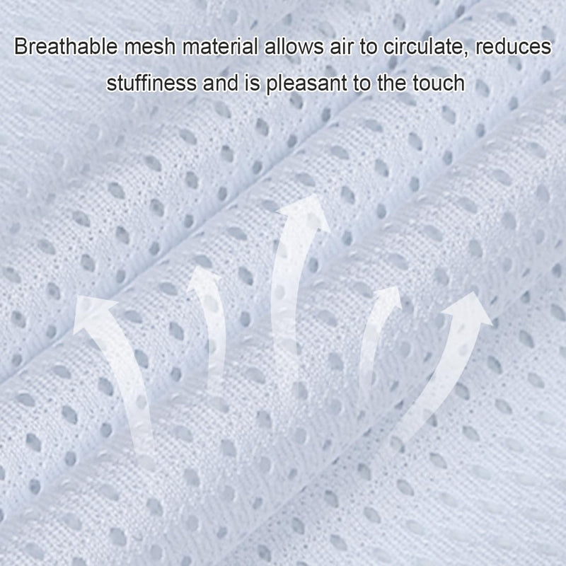 [Australia] - Tracheostomy Neck Stoma Cover,Breathable Laryngectomy Cover for Tracheotomy Care,Tracheal Care Supplies-Adjustable Neck Trachea Protector (White-3PCS, Large) White-3pcs 
