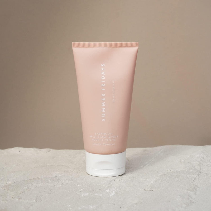 [Australia] - Summer Fridays Babymoon Belly Balm - Nourishing Balm + Body Moisturizer Enriched with Calendula Oil + Vitamin E to Help Reduce the Appearance of Stretch Marks and Dry Skin (5 Fl Oz) 