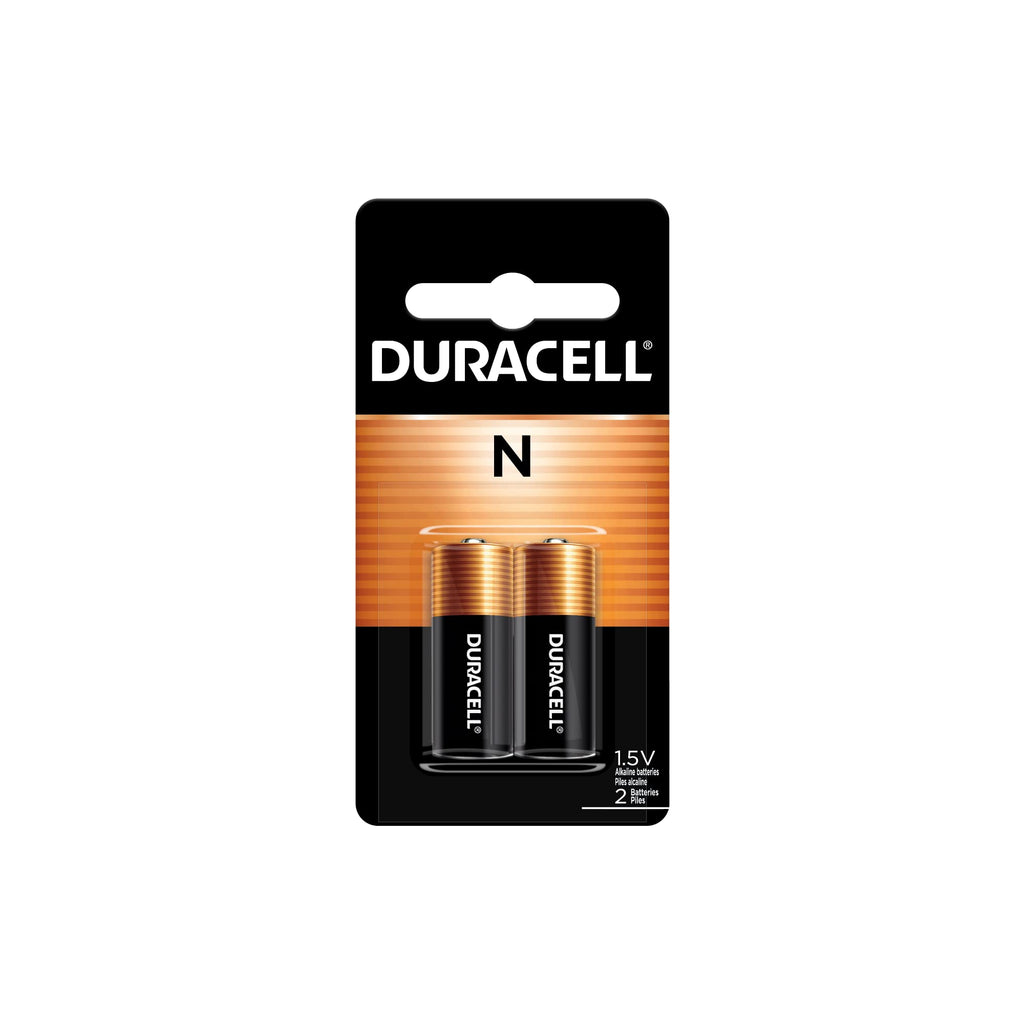 Duracell N 1.5V Alkaline Battery, 2 Count Pack, N 1.5 Volt Alkaline Battery, Long-Lasting for Medical Devices, Key Fobs, GPS Trackers, and More 2 Count (Pack of 1)