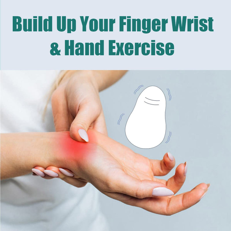 [Australia] - Ultra Soft Vibrating Massage Squeeze Ball for Hand Exerciers and Wrist Fidget Relaxtion(Blue) 