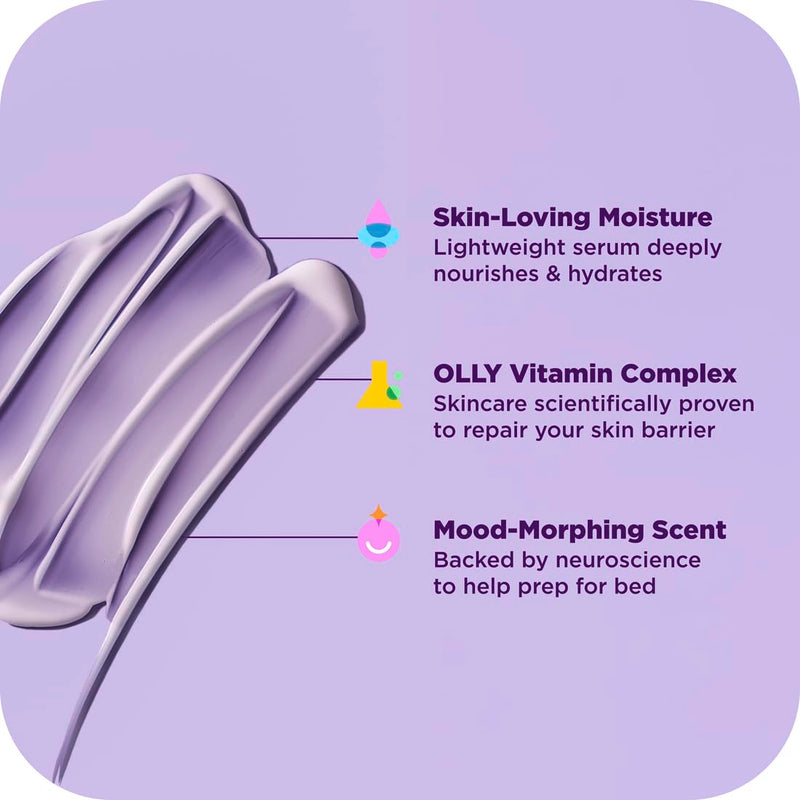 OLLY Vitamins Mini Body Serum & Body Wash Mixed Pack 4 Count Hydrates & Repairs Skin Barrier, TSA Approved