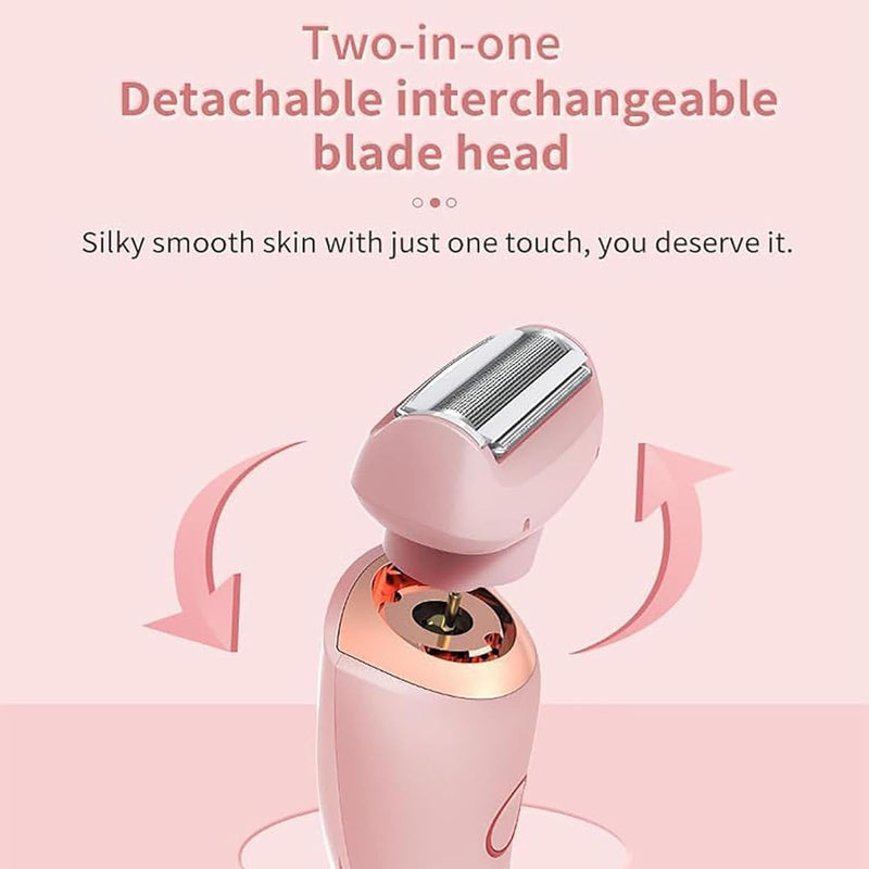 [Australia] - SkinGlow Pro - Nano razor, SkinShine Pro - razor, Beautibloom Razor, Glide Pro Premium razor, intimate razor for women, electric bikini trimmer razor with LED display for women (pink) pink 