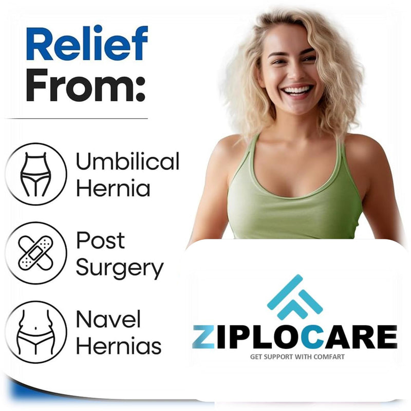 Umbilical Hernia Support Belt | Abdominal Navel Truss with One Removable Pad | Comfortable Hernia Brace for Men and Women (Size-XXL,Black) XX-Large Black