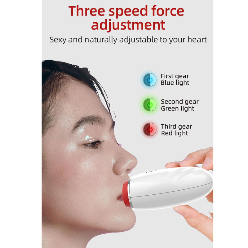Lip Filler Device, Electric Silicone Lip Enhancer Lip Plumper Device Electric Lip Plumper Device Care Tool Automatic Firming Lip Skin Beauty Device
