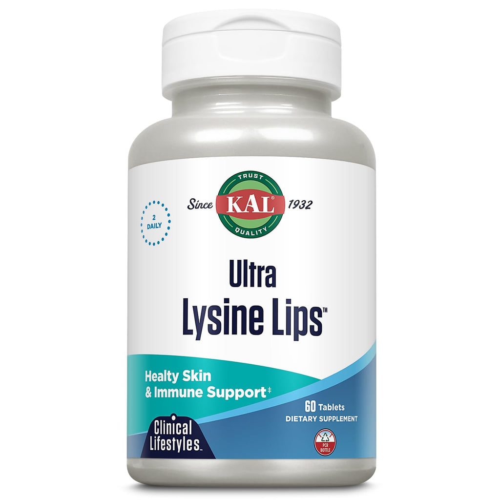 Kal Ultra Lysine Lips Tablets, 60 Count