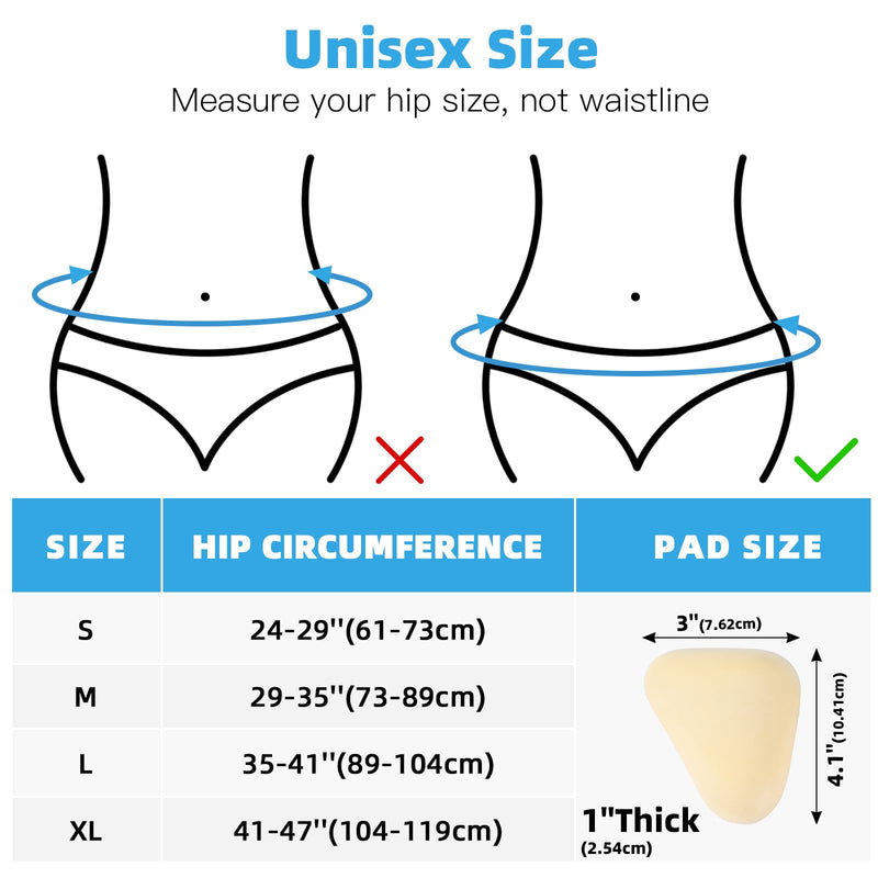 Tenbon Hernia Belt Truss for Single/Double Inguinal or Sports Hernia, Hernia Support Brace for Men for Women Pain Relief Recovery Strap with 2 Removable Compression Pads Comfortable Material (Large) Large (Pack of 1)