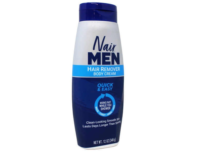 [Australia] - Nair Hair Remover for Men Hair Remover Body Cream, 12 oz (2-Pack) 