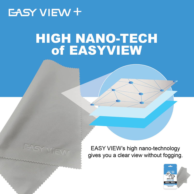 [Australia] - EASY VIEW+ Anti-Fog Microfiber Cloth- For Glasses Goggles Motorcycle Helmet Camera Lens 