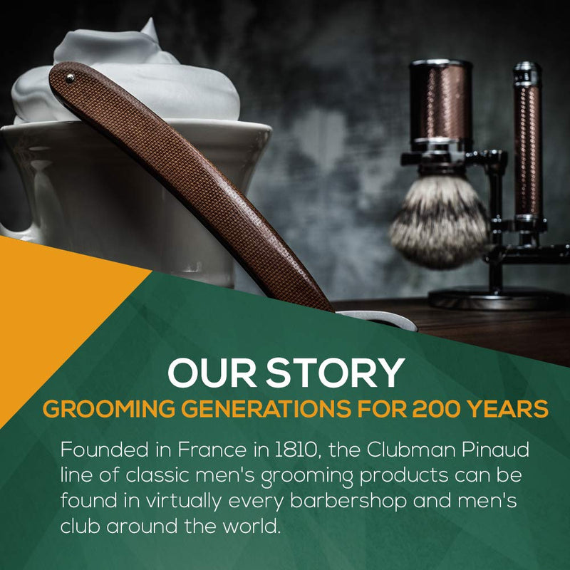 Clubman Pinaud Pre Shave Oil – Pre Shave Oil for Men, Moisturizes Beard, Prevents Razor Burn, Nicks & Cuts, Shaving Oils for Men, 2 Pack