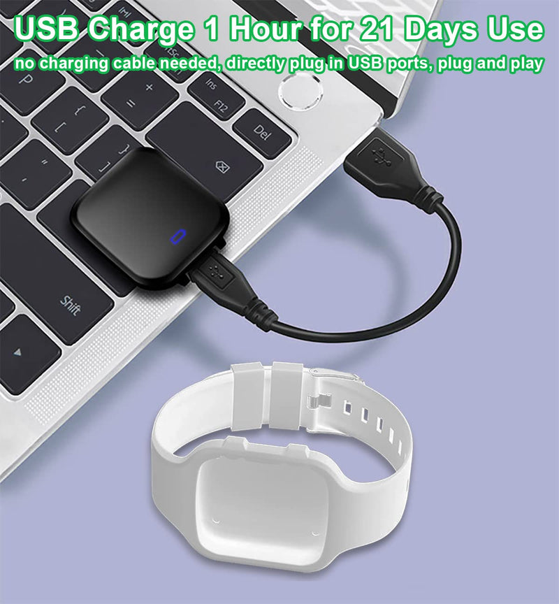 [Australia] - Kids Fitness Pedometer Watch without App/Bluetooth,LED Sports Watch with Timer Calories/Distance/Step Counter,2 Alarm Clocks,21 Days Battery Life Rechargeable Digital Watch for Boy Girl Kids White 