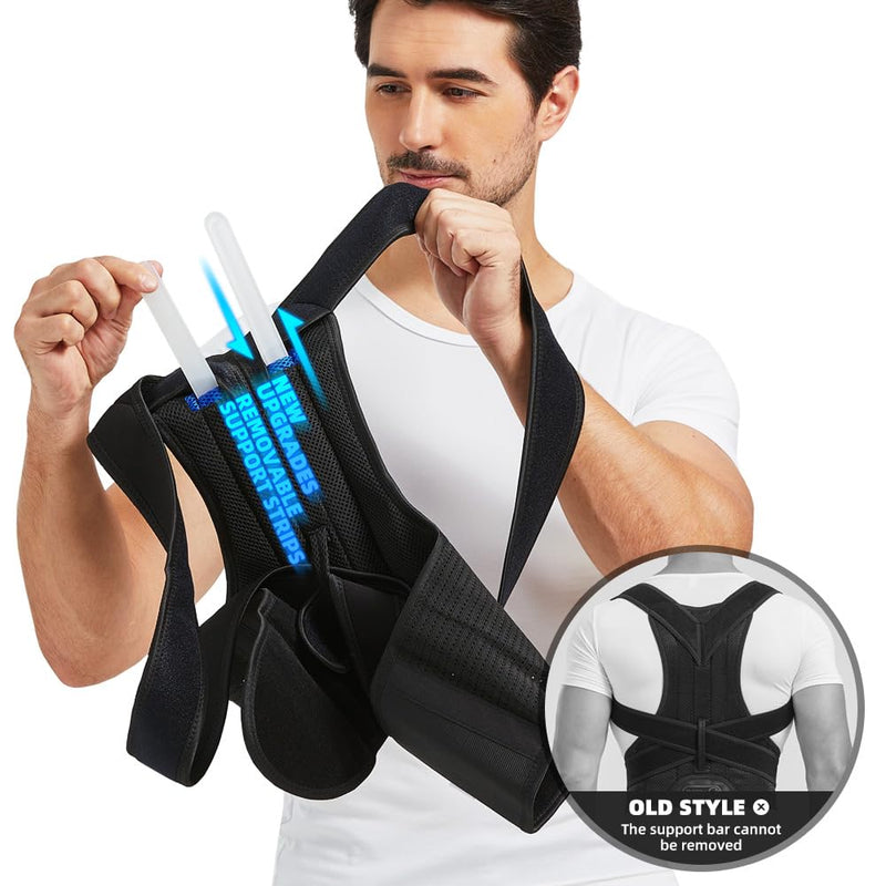 [Australia] - Back Brace Posture Corrector for Men and Women Lumbar Support Shoulder Posture Support for Improve Posture Provide and Back Pain Relief X-Large 
