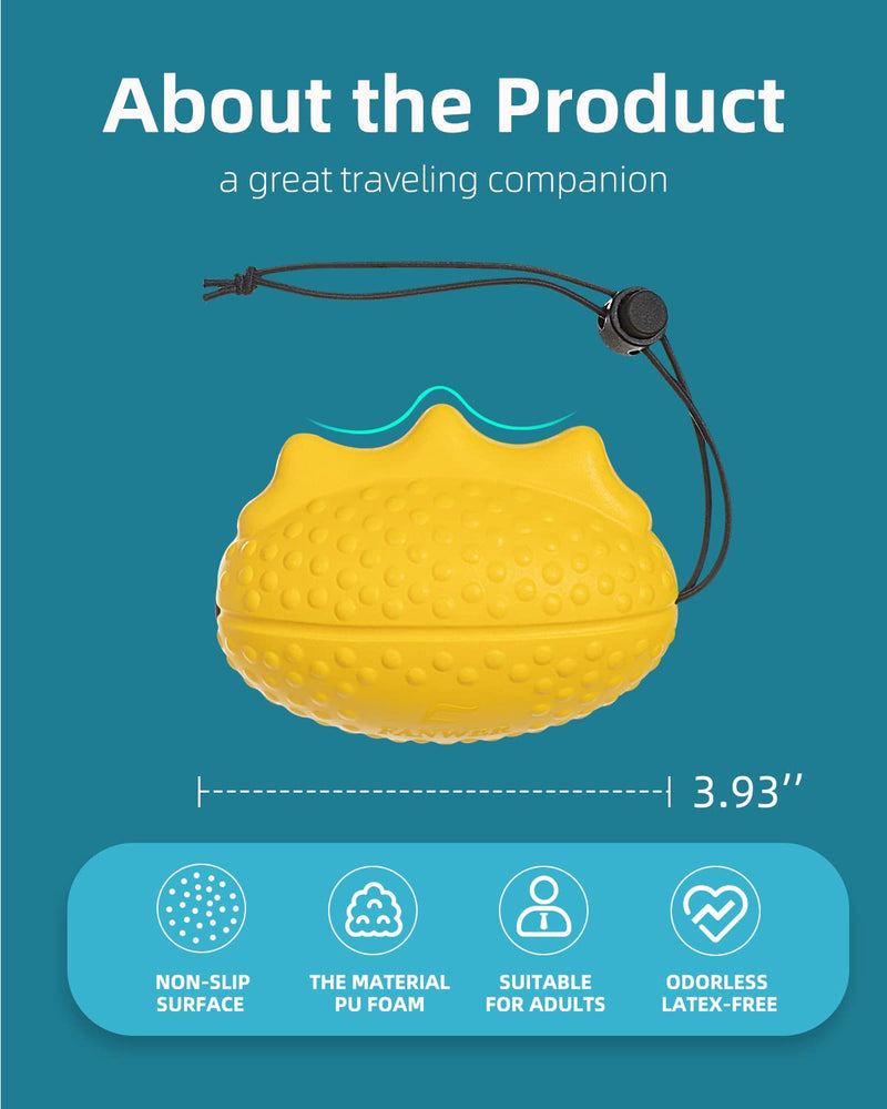 [Australia] - Fanwer Stress Balls for Adults and Seniors with The Adjustable Wrist Strap, Hand Exercisers for Strength, Finger Ball for Hand Therapy, Arthritis, Physical Therapy, Carpal Tunnel 