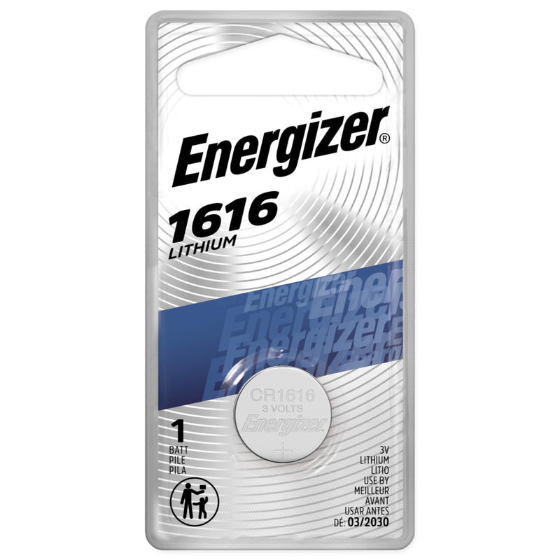 Energizer 1616 Lithium Coin Battery, 1 Pack 1 Count (Pack of 1)