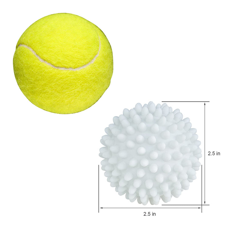 [Australia] - Dryer Balls 4 Pack - Non-Toxic Reusable Dryer Balls (White) White 