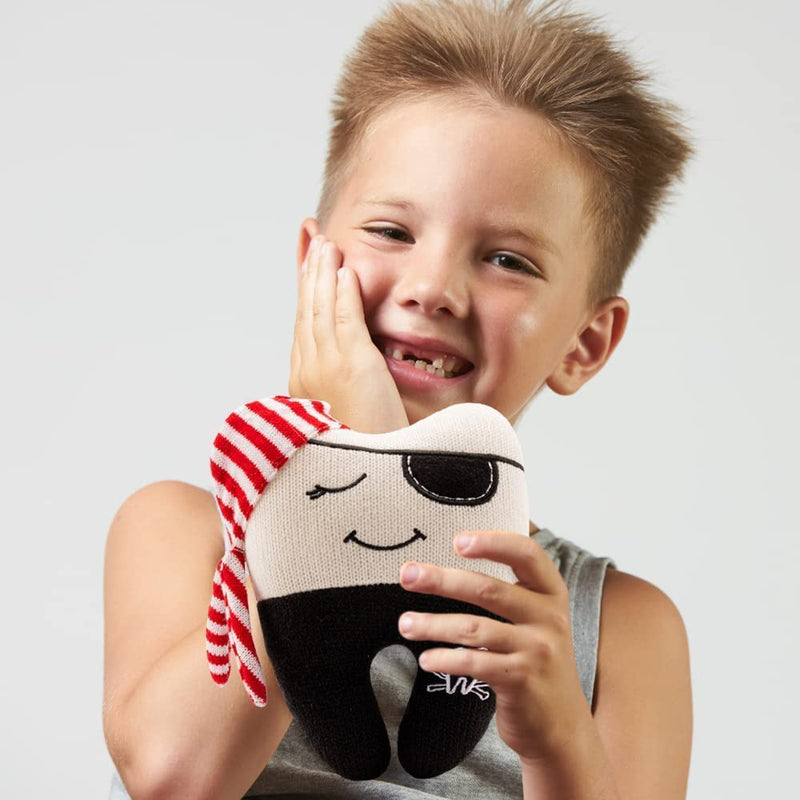 [Australia] - Pirate Tooth Fairy Pillow - Our Tooth Fairy Pillows are for Boys and Girls - This Tooth Fairy Kit Includes 5 Notecards and a Keepsake Pouch - Super Cute Pirate Tooth Fairy Gifts for Boys and Girls 
