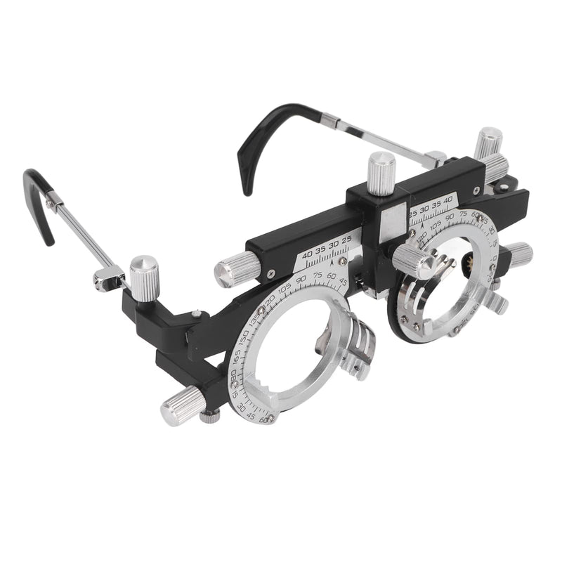 [Australia] - Asixxsix Adjustable Test Frame, Optical Optical Test Lens Frame, Lightweight Alloy Optometry Frame, Eye Optometry Optician PD 48-80mm, Adjustable Temple Length and 