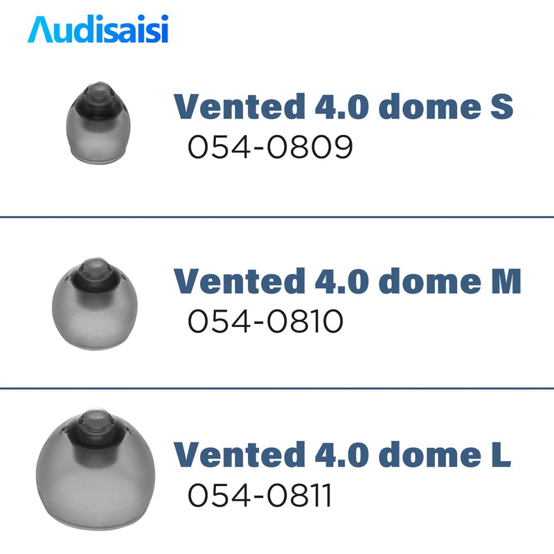 [Australia] - 20 pcs Phonak Vented 4.0 Hearing Aid Domes Small Size (0.29inch=7.5mm),Phonak Hearing aid Accessories,Hearing Aids Domes for Phonak Audeo Marvel Paradise Lumity Accessory Vented 4.0 Dome Small White-2 Pcaks/20 Pcs 