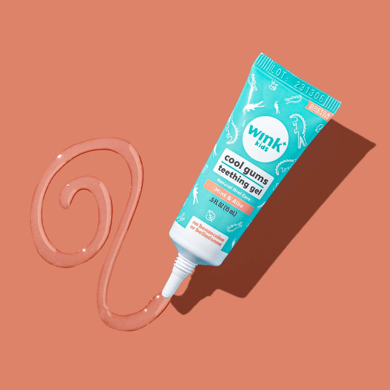 [Australia] - Wink Well - Baby Teething Relief for Infants and Kids, Cooling, Soothing Natural Gel for Sore Gums and Other Teething Discomfort (4 Pack, 15 ml Each) 