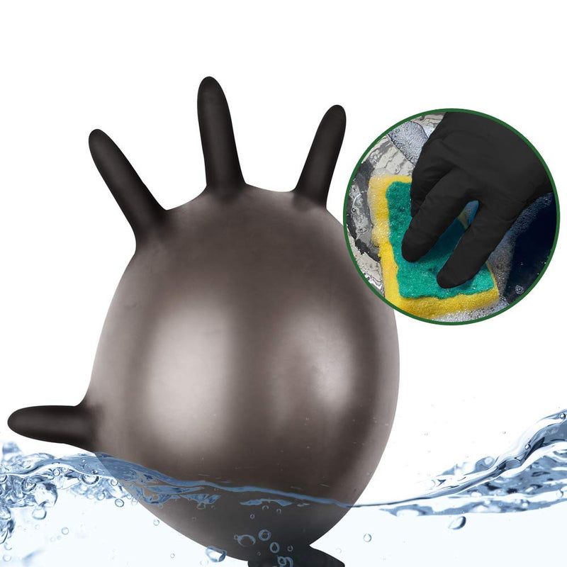 [Australia] - Nitrile Disposable Gloves Pack of 100, Latex Free Safety Cooking Working Gloves for Food Handle or Industrial Use Large (Pack of 100) 