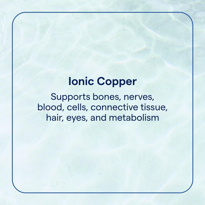 [Australia] - Trace Minerals Ionic Copper - Bone & Energy Support Supplement - Copper Supplement to Support Enzymatic Reactions - Liquid Supplement to Aid Healthy Connective Tissue - 2 fl oz (About 48 Servings) 