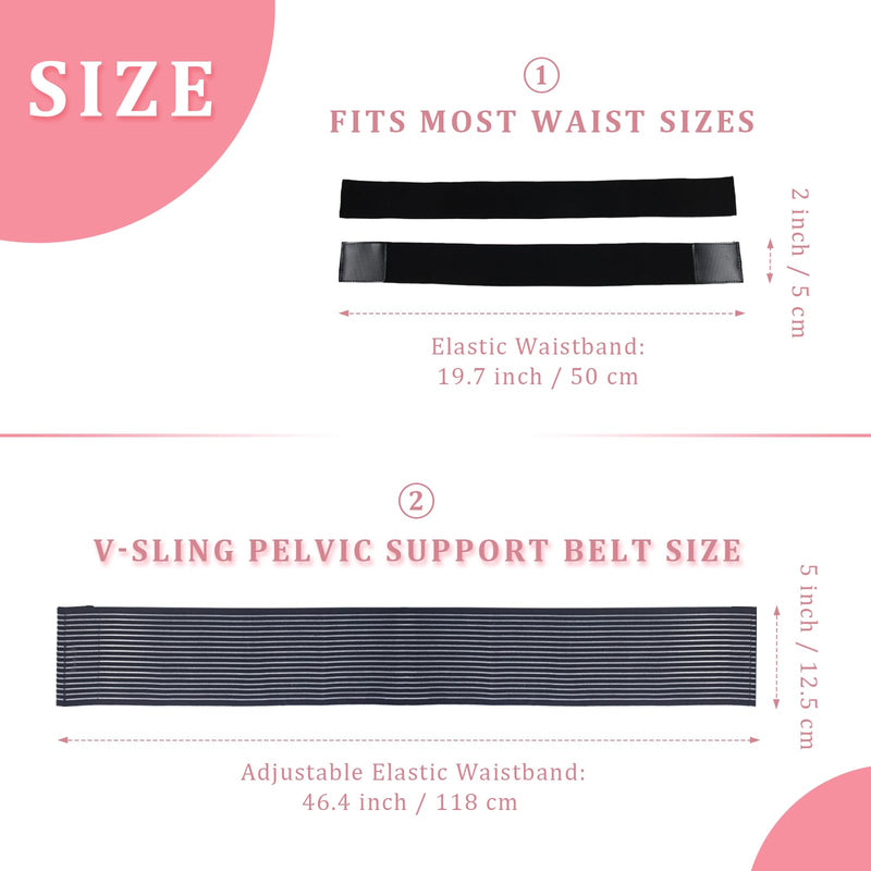 V-Shaped Pelvic Support Belt, Postpartum Support Bel for Pelvic Floor Abdominal Weakness, Bladder Prolapse, Uterine Prolapse, Vulvar Varicose Veins Recovery Gear for Women