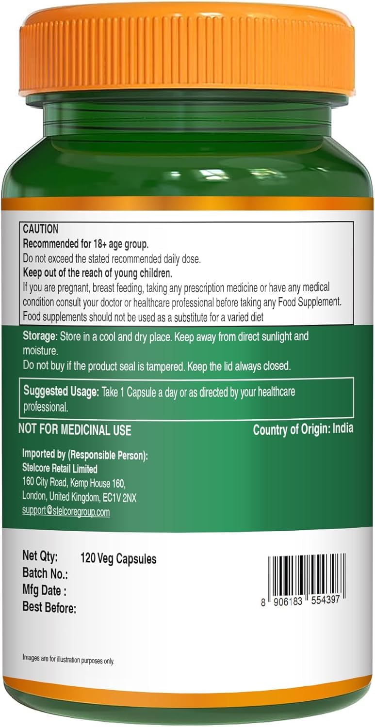 Pure Nutrition Cranberry Extract with Amla & Probiotics |120 Caps | Cranberry Extract Supports Healthy Urinary Tract Function* | Non GMO