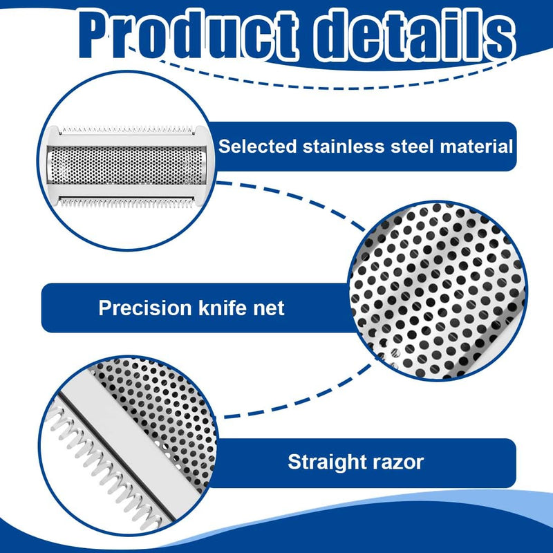 [Australia] - XPEX 1 piece replacement shaving foil head for Brl140 Brl130 Bre620 Bre640 Bg2040 Bg2020, razor blades wet and dry shaving head, trimmer shaving head foil with long service life, replacement foil head (white) 