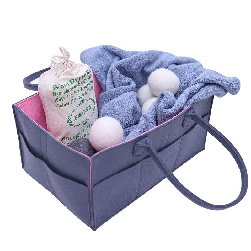 [Australia] - Wool Dryer Balls Organic XL 6-Pack, Reusable Natural Fabric Softener, Reduces Wrinkles,Dryer Sheets Alternative White 