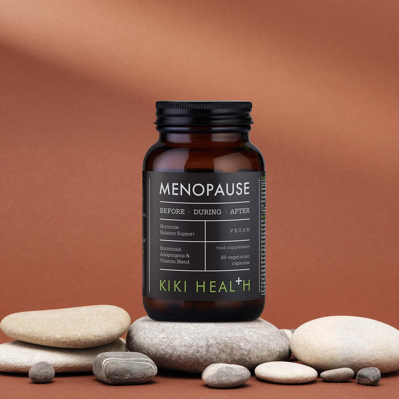 Menopause Blend – Natural Adaptogenic Botanicals & Vitamins for Bloating, Hot Flush Relief, Mood Balance, Restful Sleep & Bone Health – Menopause and Perimenopause Supplement – 60 Vegicaps