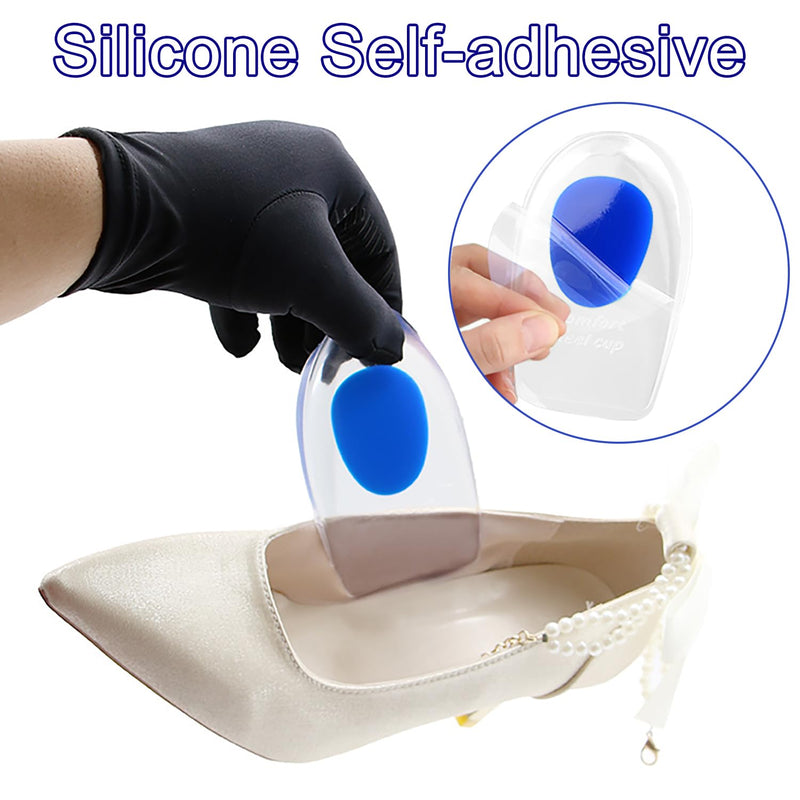 [Australia] - Neoreser Heel Spur Insoles, Gel Heel Cushion Heel Pads Silicone Gel Heel Cups Orthopedic Gel Cushion Insoles for Plantar Fasciitis Heel Spurs and Achilles Pain (39-45, 2 Pairs) Big 