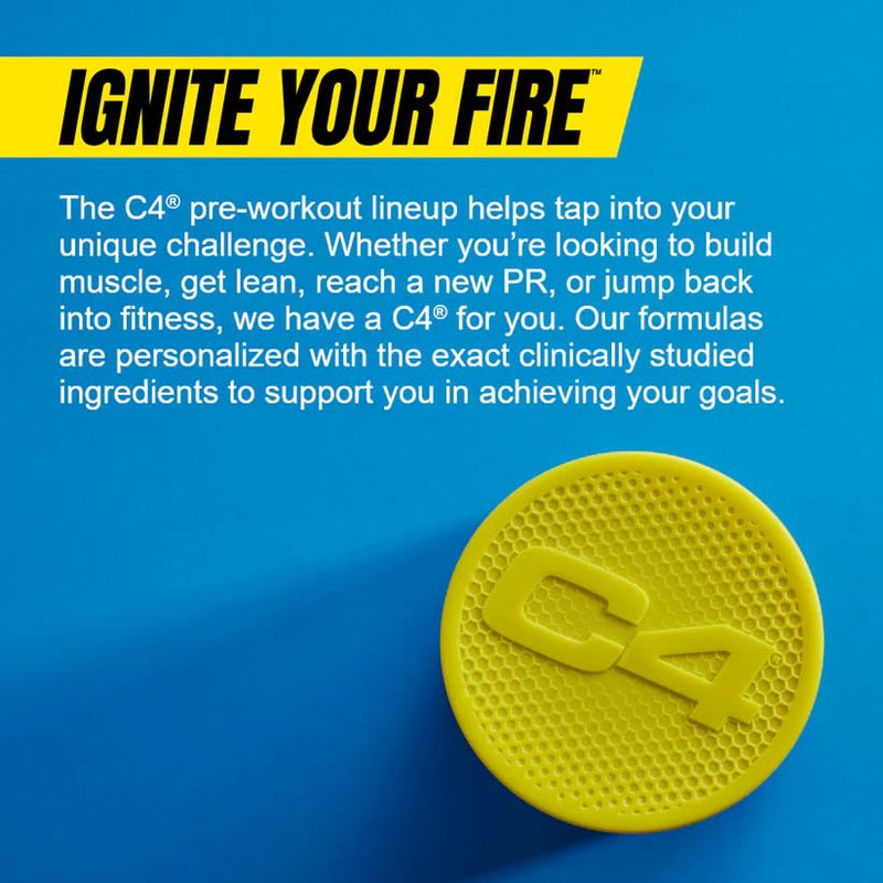 [Australia] - Cellucor C4 Ripped Pre Workout Powder for Energy, Beta Alanine, Sugar Free Energy Supplement Preworkout for Men & Women - 150mg Caffeine + Creatine-Free - ICY Blue Razz - 30 Servings 6.3 Ounce (Pack of 1) 