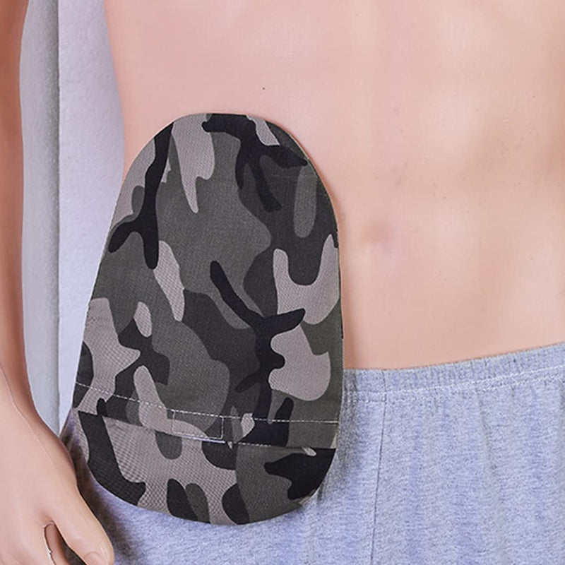 [Australia] - Healifty Polyester Ostomy Bag Shade Colostomy Pouch Protector Ostomy Bag Shading Cover for Patients Camouflage 