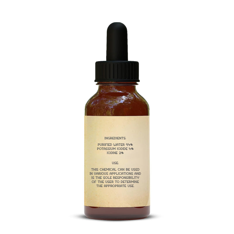 [Australia] - Lugol's Solution 2% 1oz glass dropper bottle. Contains Potassium Iodide and Iodine, 30ml Unflavored 1 Fl Oz (Pack of 1) 