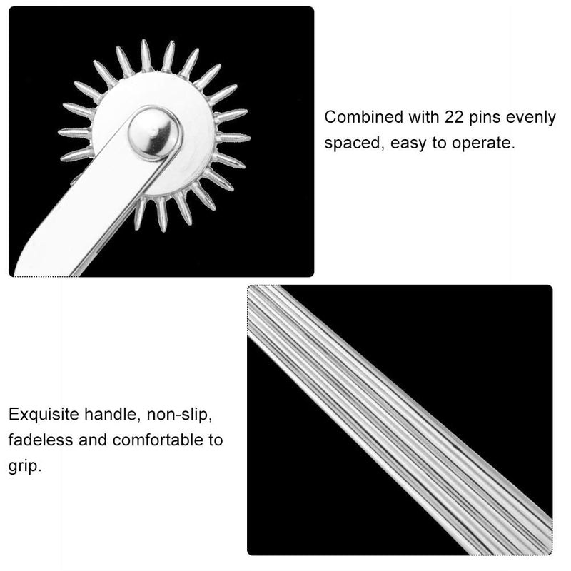 [Australia] - Stainless steel nerve wheel needle roller, Wartenberg Neurowheel, Wartenberg Pinwheel stainless steel nerve tester medical diagnostic device for testing nerve sensitivity 
