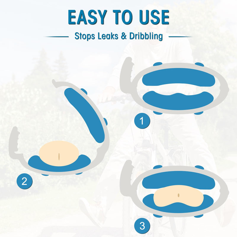[Australia] - Incontinence Clamp - Comfortable & User-Friendly - Boost Your Confidence All Day Long-Clamp for Incontinence - Men’s Incontinence Solutions-Two Adjustable Wearing Modes with Three Sizes Each. 