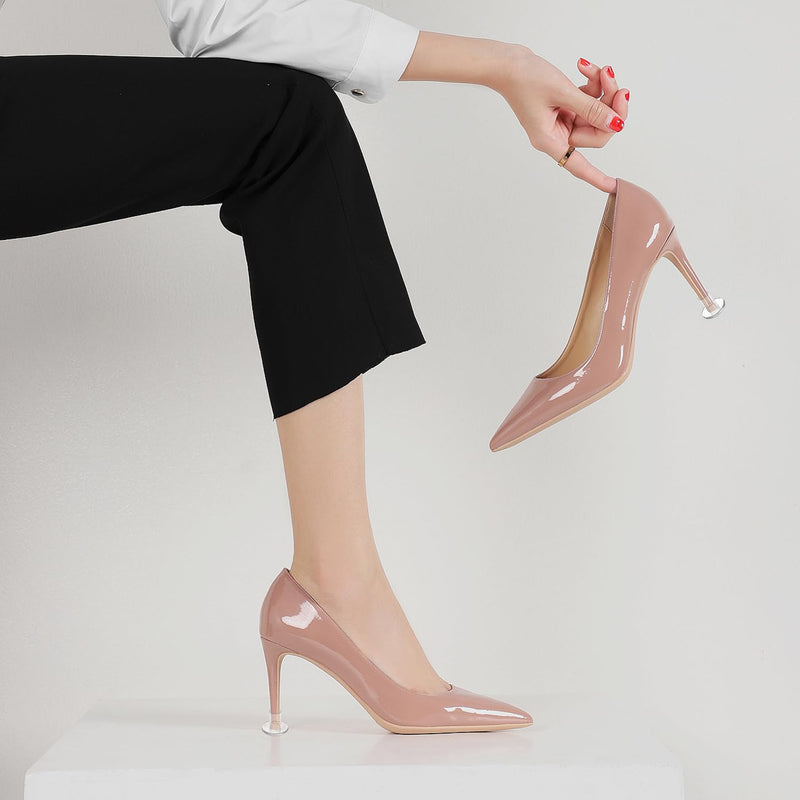 [Australia] - 24 pairs of clear grass heel guards, 18 heel stoppers in 3 sizes for walking on grass, wedding shoes and uneven ground with 6 heel guards, heel covers for high heel shoes 