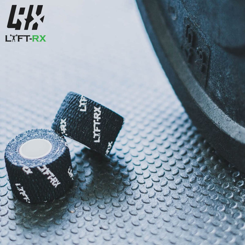[Australia] - Weightlifting Hook Grip Tape w/Premium Adhesive for Olympic Weight Lift, Cross Training & Lifting, Stretch Fit Athletic Finger Wrap, Protects Thumb Fingers Hand & Enhances Grip Black 1.5-inch 3 ROLL 