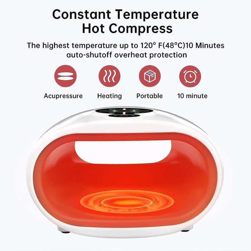 [Australia] - AERLANG Birthday Gifts for Women Husband Gifts Hand Massager Hand Massage Machine with Heat and Compression Electric Hand Massager for Arthritis and Carpal Tunnel Cordless Massagers, Gift for Men mom New touch screen 