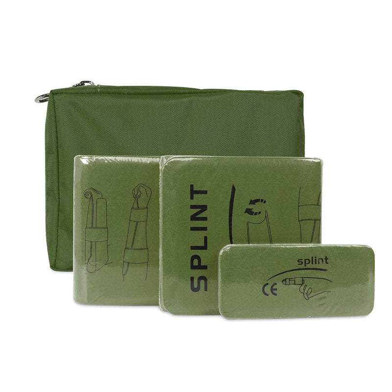 Splints -Medical Splint Roll Fold Finger Splint 3 Piece for Neck, Leg, Knee, Foot, Wrist, Hand, Arm Injuries … (Green) Green
