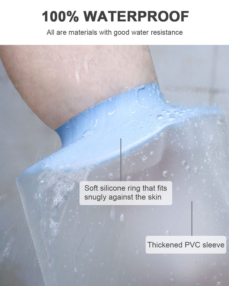 [Australia] - Cast Covers for Shower Arm, Waterproof Cast Cover Arm Adult, Soft Comfortable Cast Protector for Shower Arm, Reusable Elastic Cast Bag for Bandage, Wound Care Supplies, After Surgery Gifts 