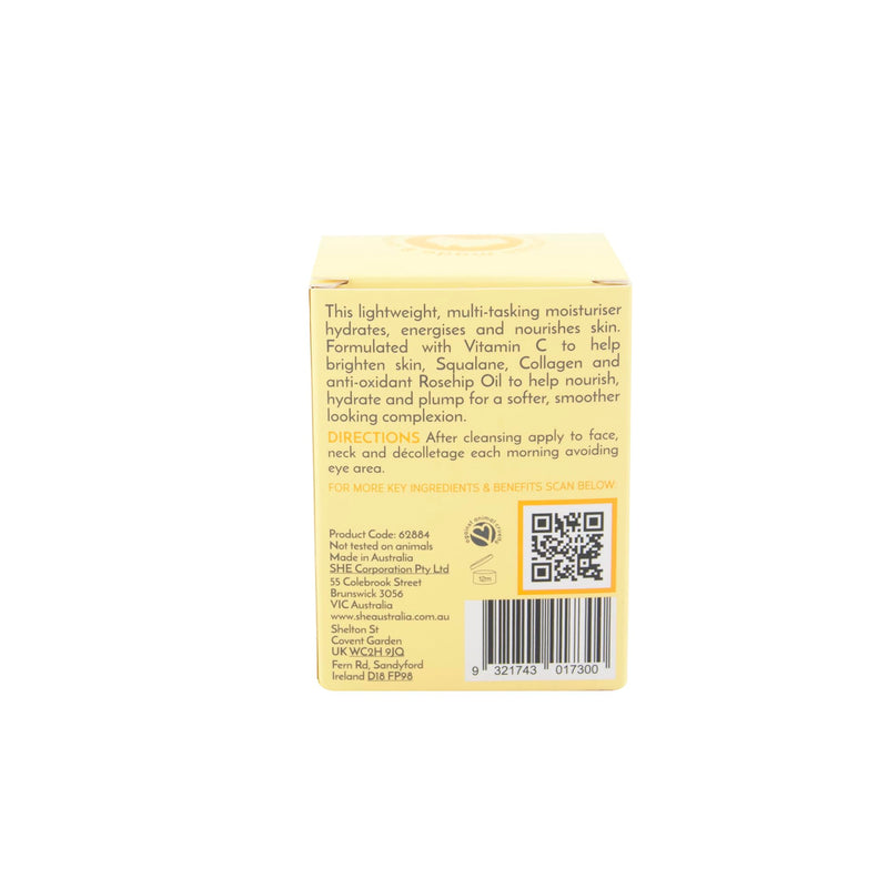 Om She Aromatherapy Vitamin C Energising Face Cream 1.69fl oz - Brightening and Smoothing. Australian Made.