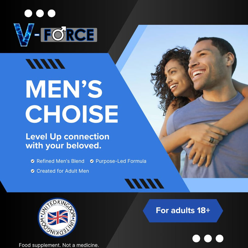 V-Force 25 Tablets – Botanical Formula for Active Lifestyles and Mental Performance – A Thoughtfully Blended Supplement with Plant-Based Ingredients for Busy Days