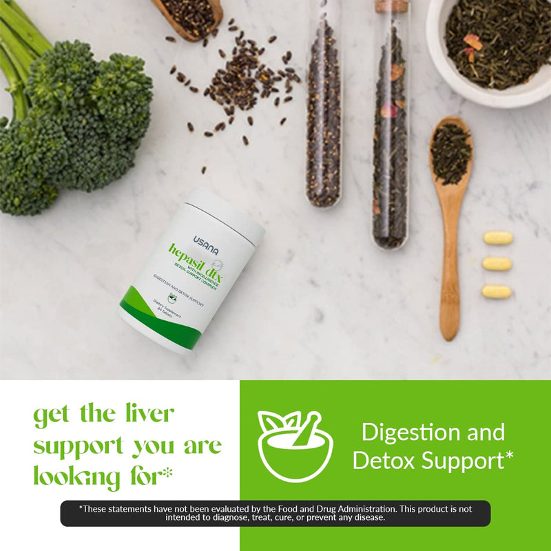 [Australia] - USANA Hepasil DTX with InCelligence Detox-Support Complex for Comprehensive Liver Support* - 84 tablets - 28 Day Supply 