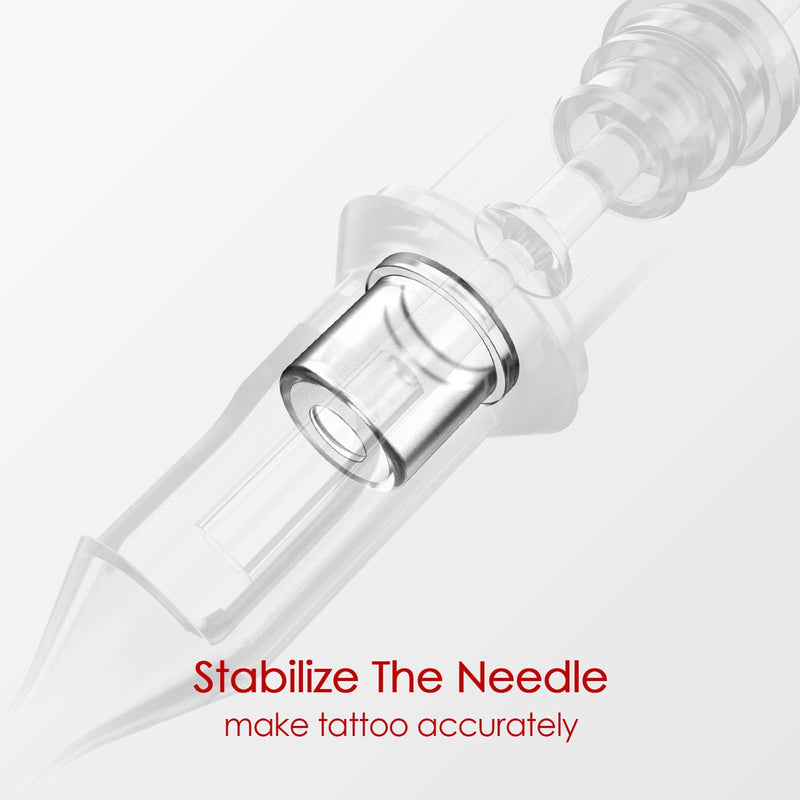 [Australia] - Wormhole Tattoo Cartridge Needles 50pcs Assorted Tattoo Needle Cartridges Round Liner Mixed 3RL 5RL 7RL 9RL 11RL (50pcs #12 Standard RL) 