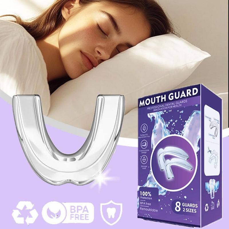 [Australia] - Mouth Guard for Grinding Teeth at Night,8 Pack Night Guards for Teeth Grinding,Teeth Grinding Mouth Guard for Sleep Upgraded Material,Mouthguards for Grinding of Teeth 2.5 Inch 